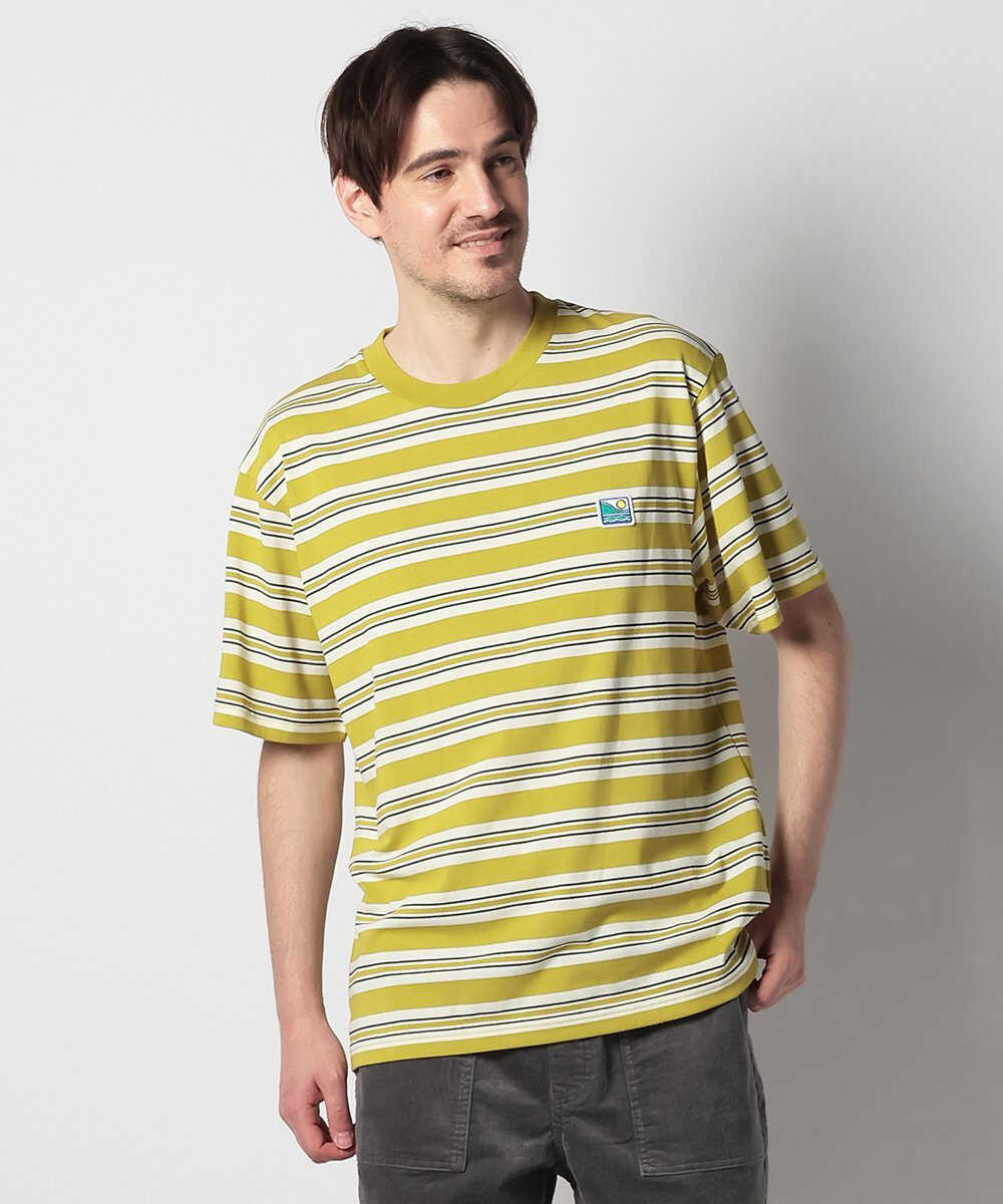 ボーダー ロゴTシャツ