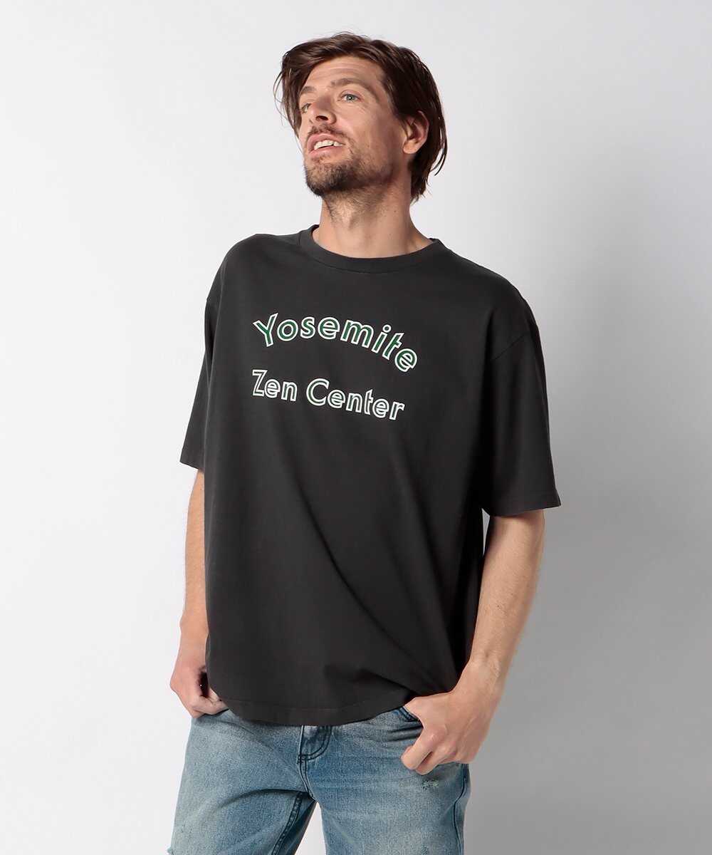 カリフォルニア プリント コットンTシャツ