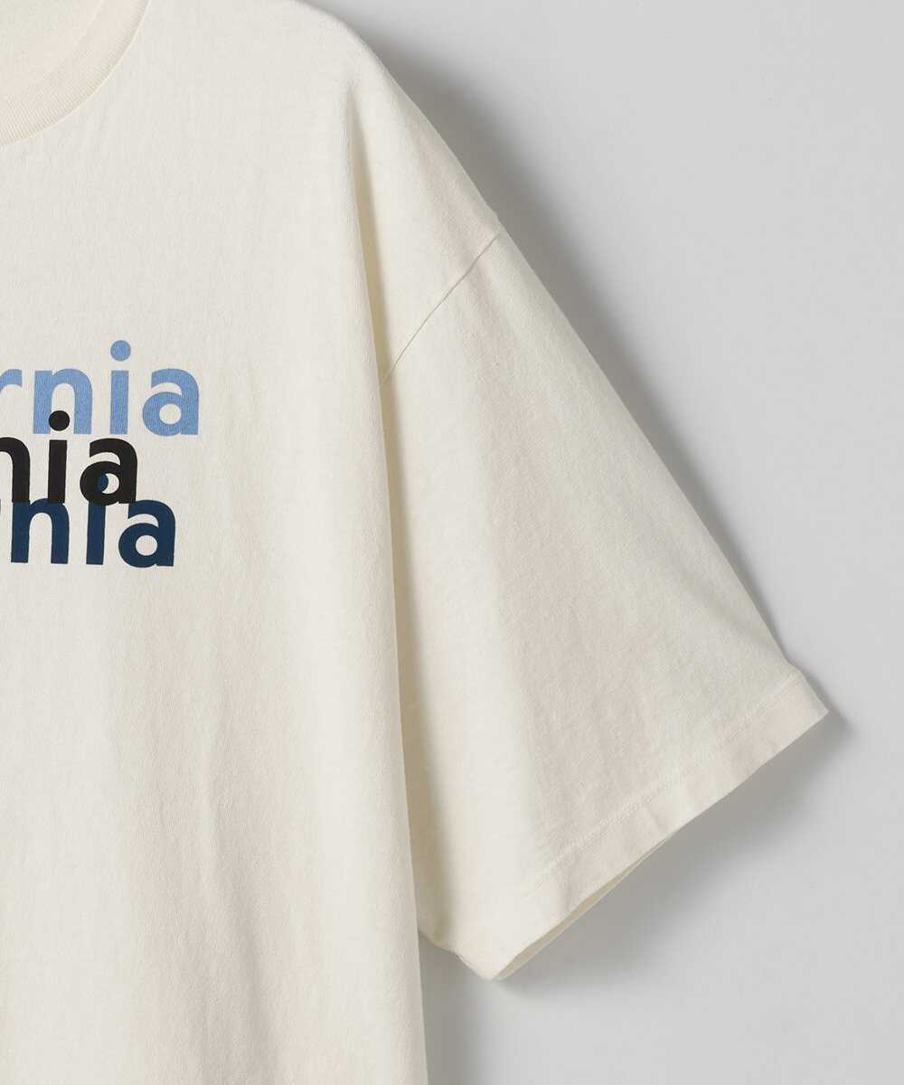 カリフォルニア プリント コットンTシャツ