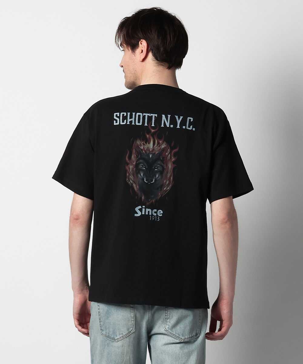 ヴィンテージ加工 バックプリントTシャツ