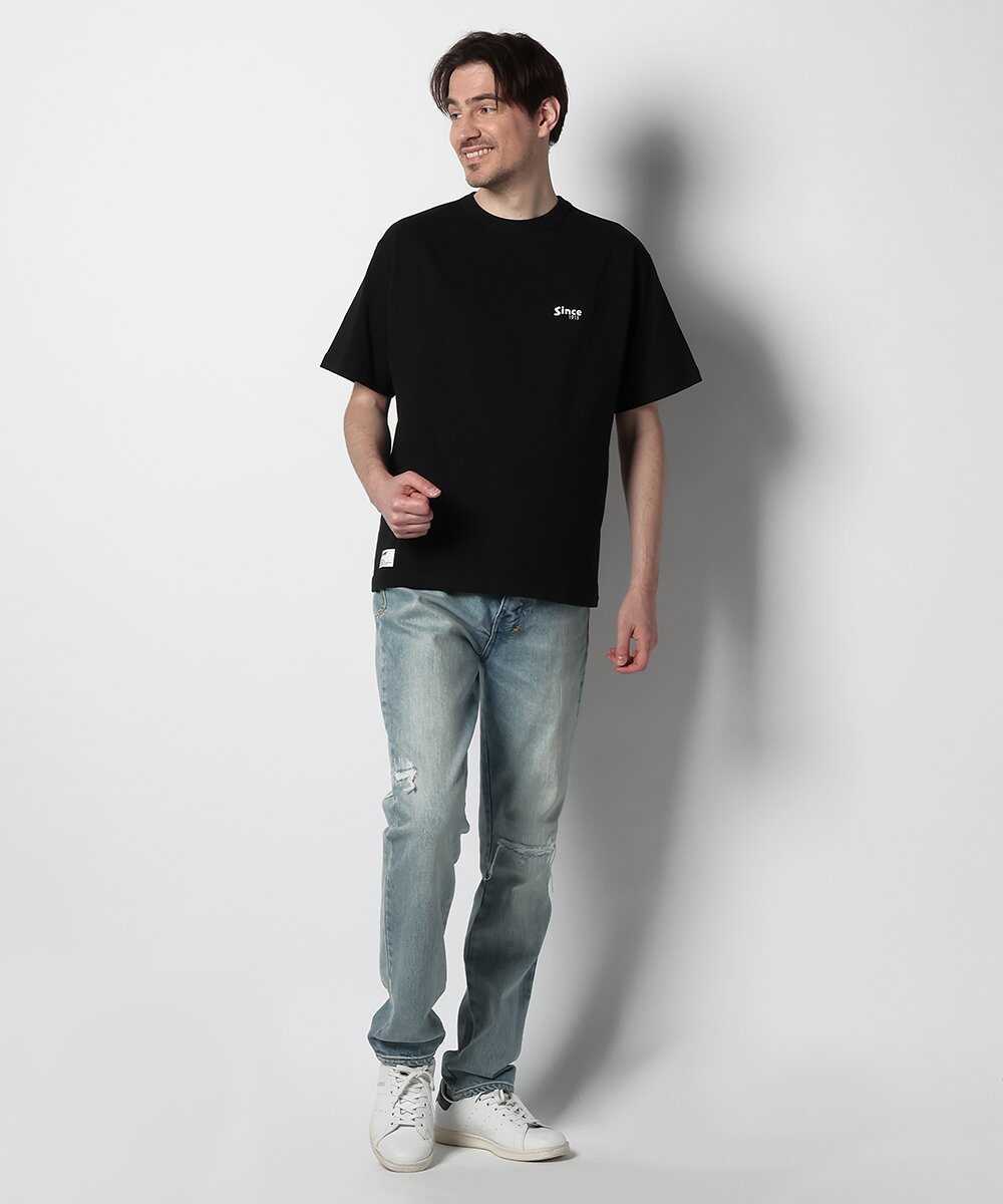 ヴィンテージ加工 バックプリントTシャツ