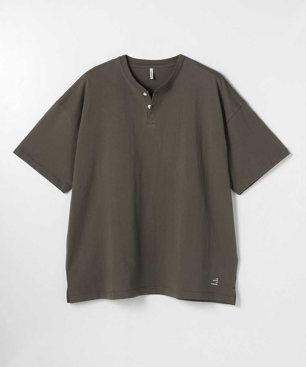 ヘビーウェイト ヘンリーネックTシャツ