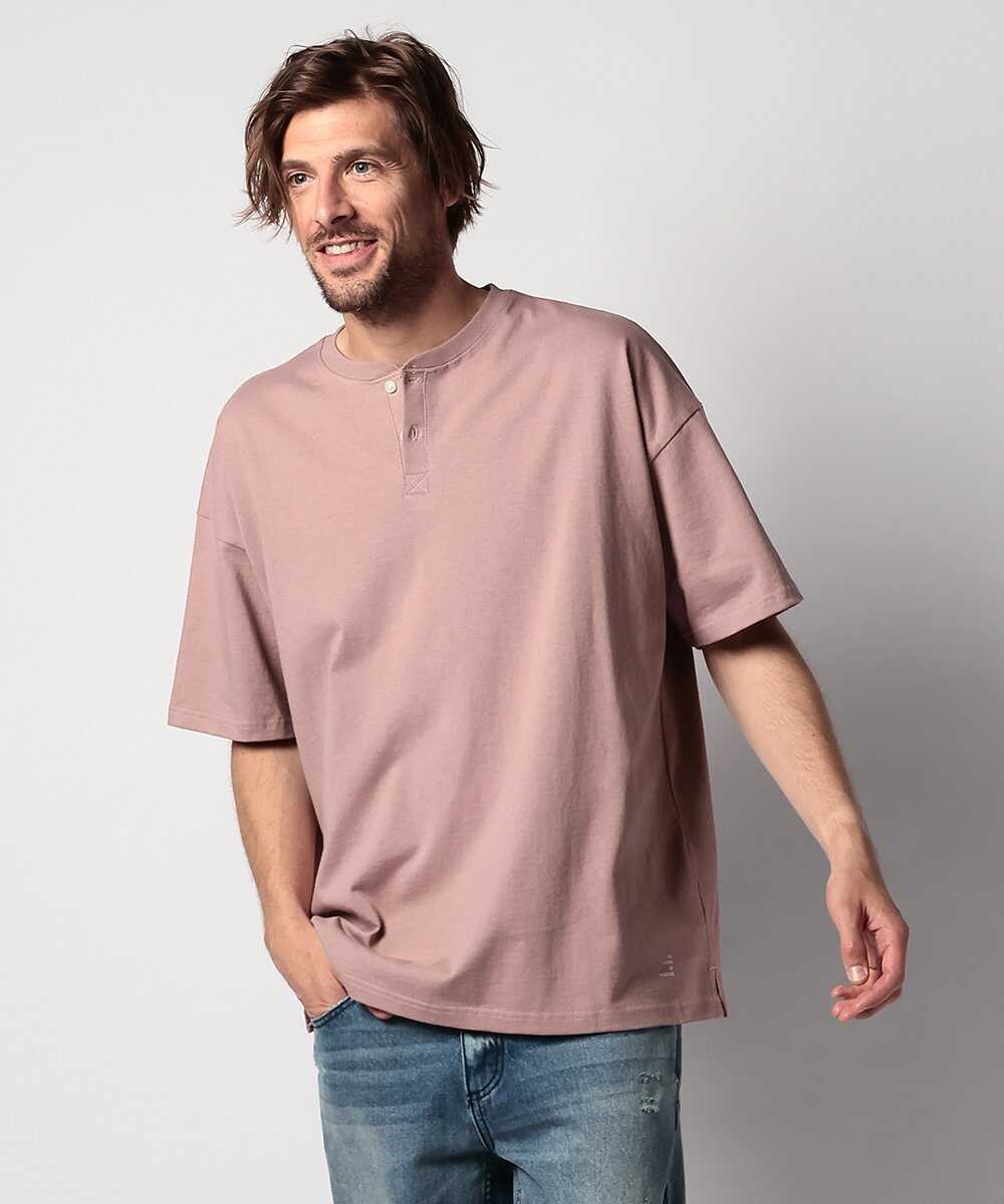 ヘビーウェイト ヘンリーネックTシャツ