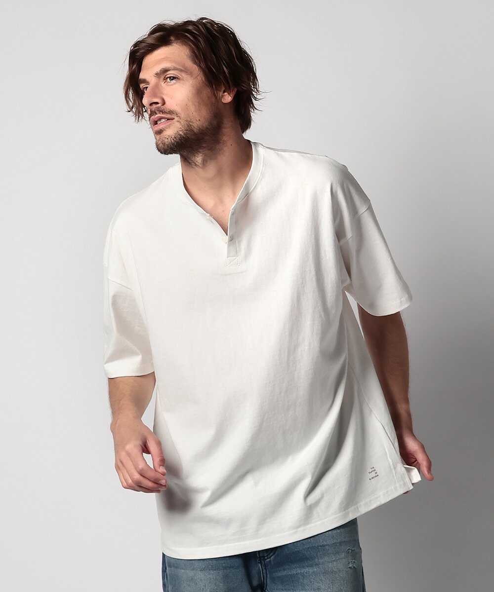 ヘビーウェイト ヘンリーネックTシャツ