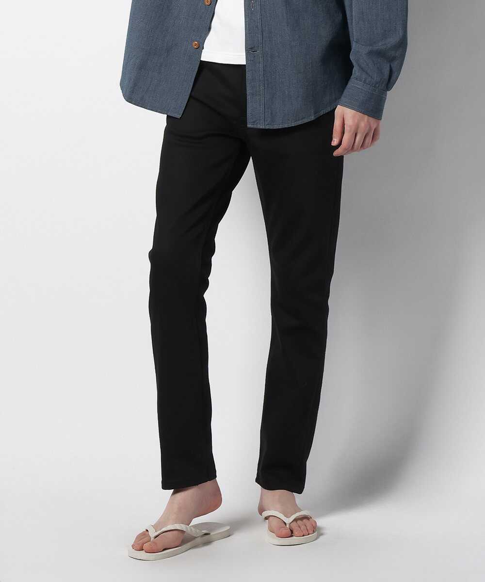 Lean Dean Dry Ever Black/リーンディーン スリムテーパードデニムパンツ