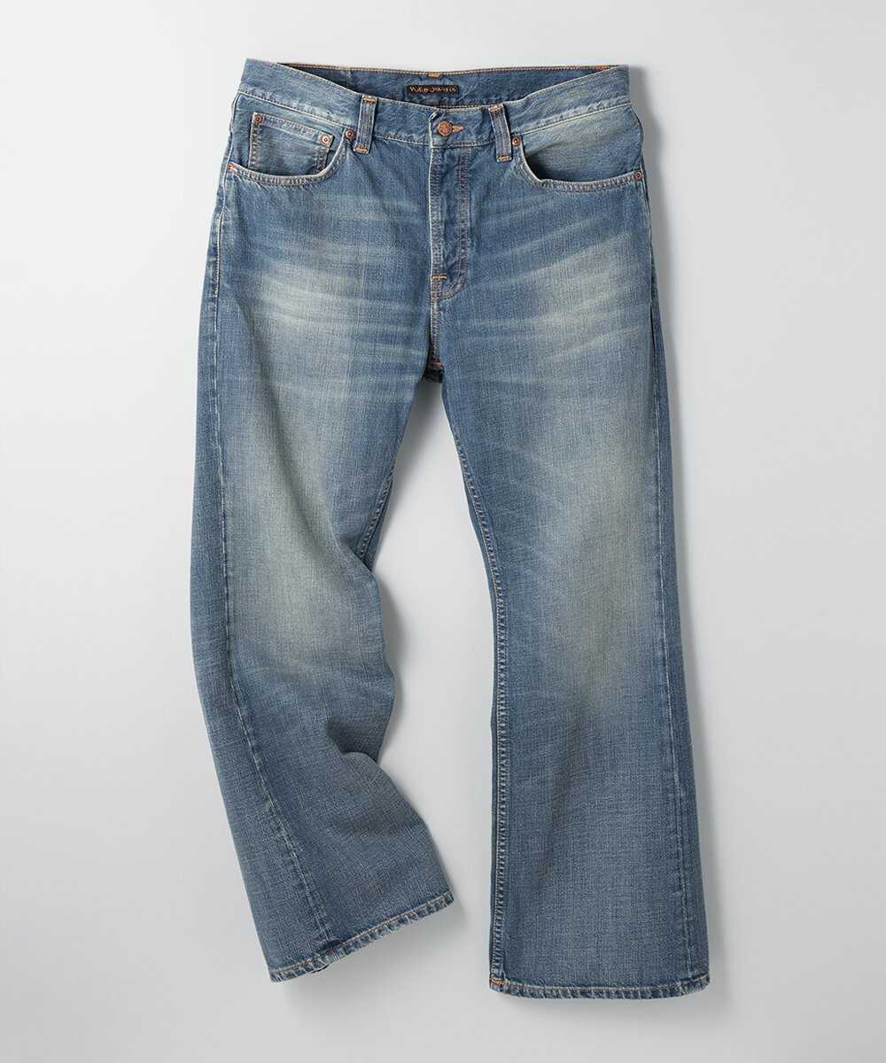 Flare Glenn Streaky Worn/フレアグレン レギュラーフィット フレアデニム