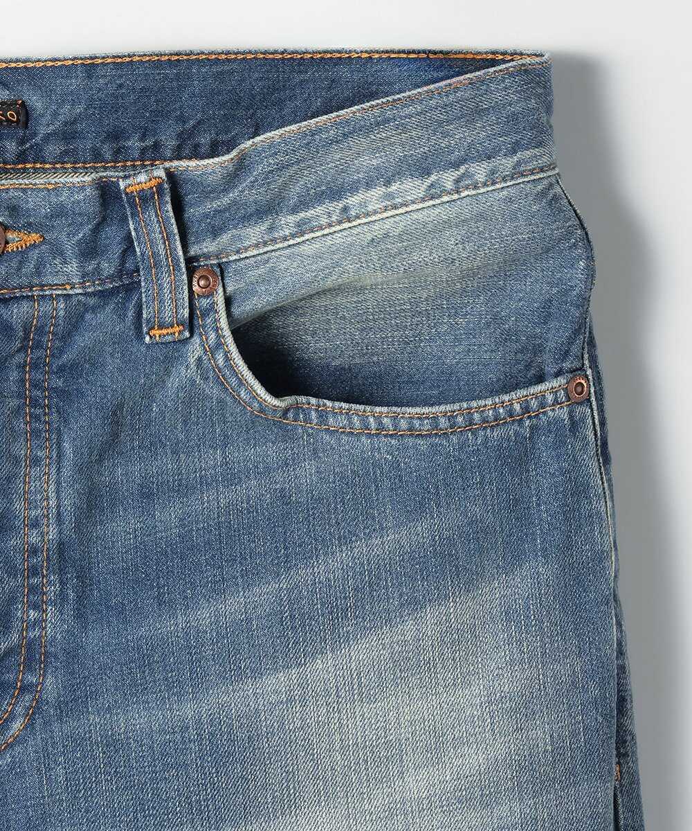 Flare Glenn Streaky Worn/フレアグレン レギュラーフィット フレアデニム