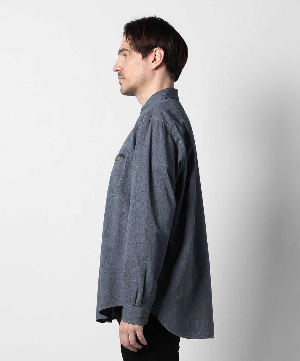 Julian Chambray Worker Shirt Indigo/シャンブレーワーカーシャツ