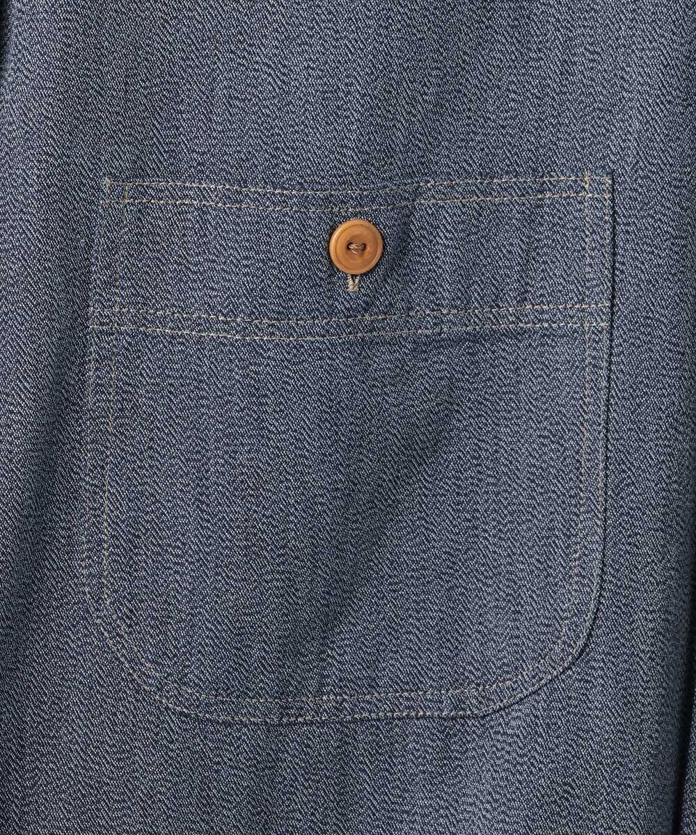 Julian Chambray Worker Shirt Indigo/シャンブレーワーカーシャツ