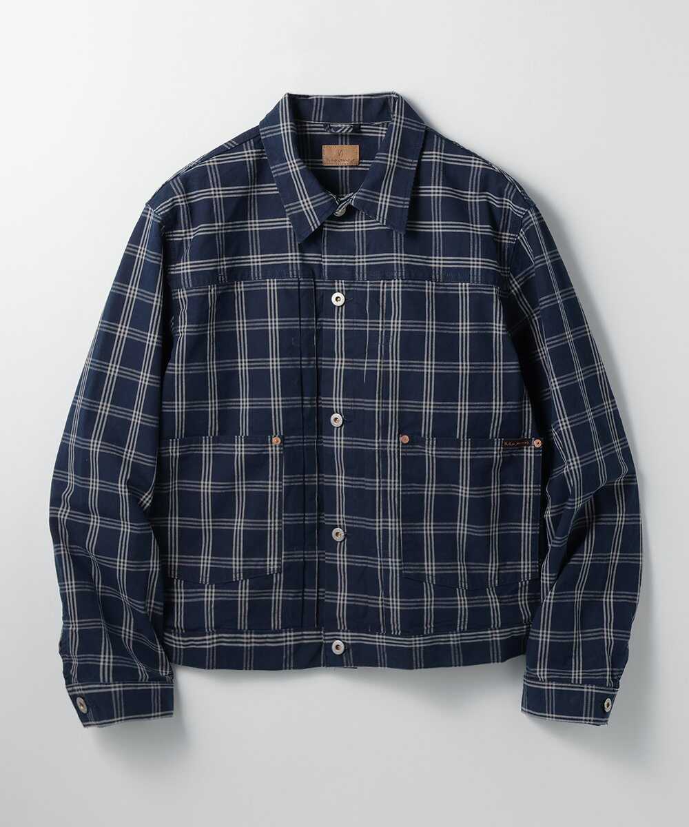 Dante II Indigo Check Jacket Blue/インディゴチェックジャケット