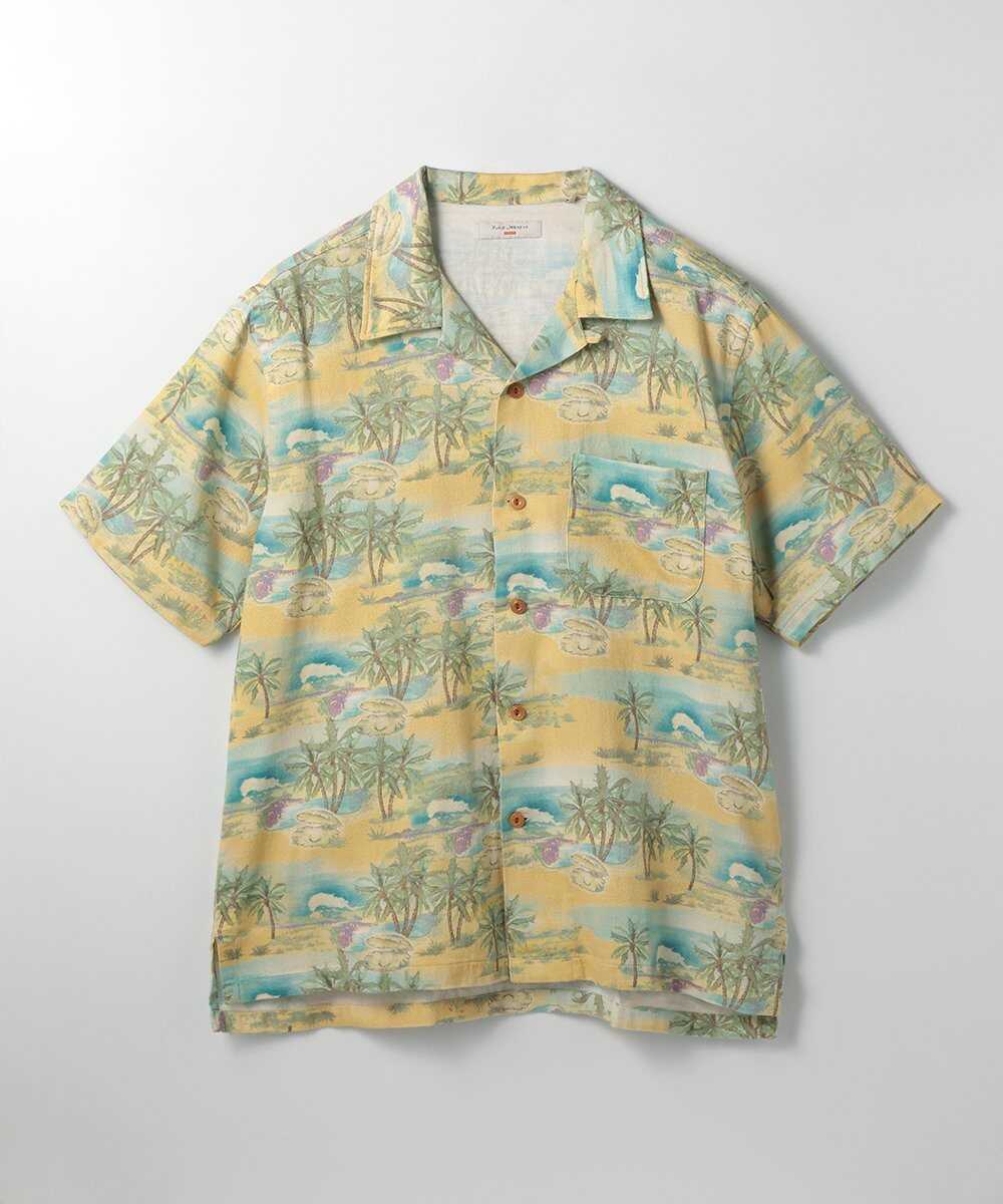 Arvid Pearls Hawaii Shirt Mustard/アロハシャツ