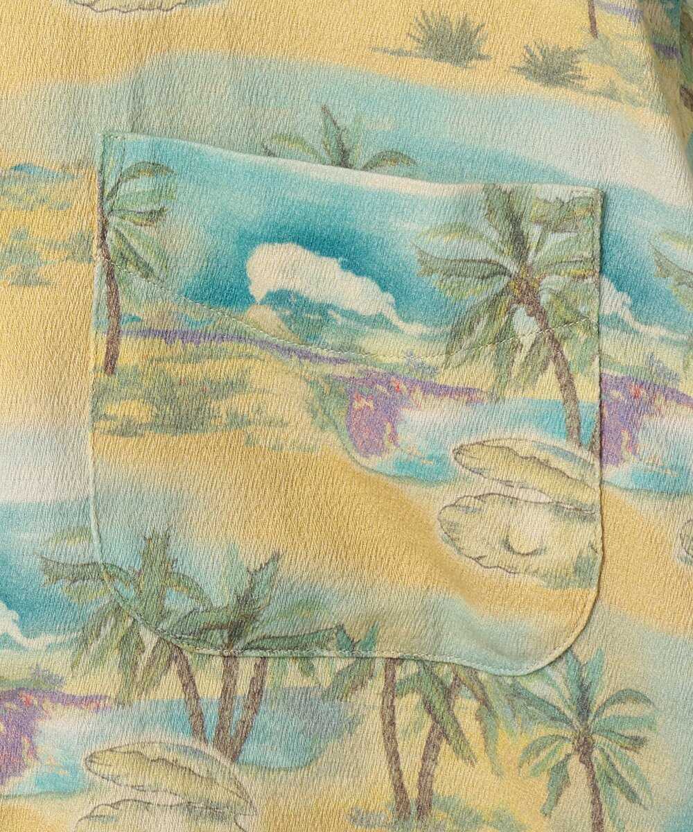 Arvid Pearls Hawaii Shirt Mustard/アロハシャツ