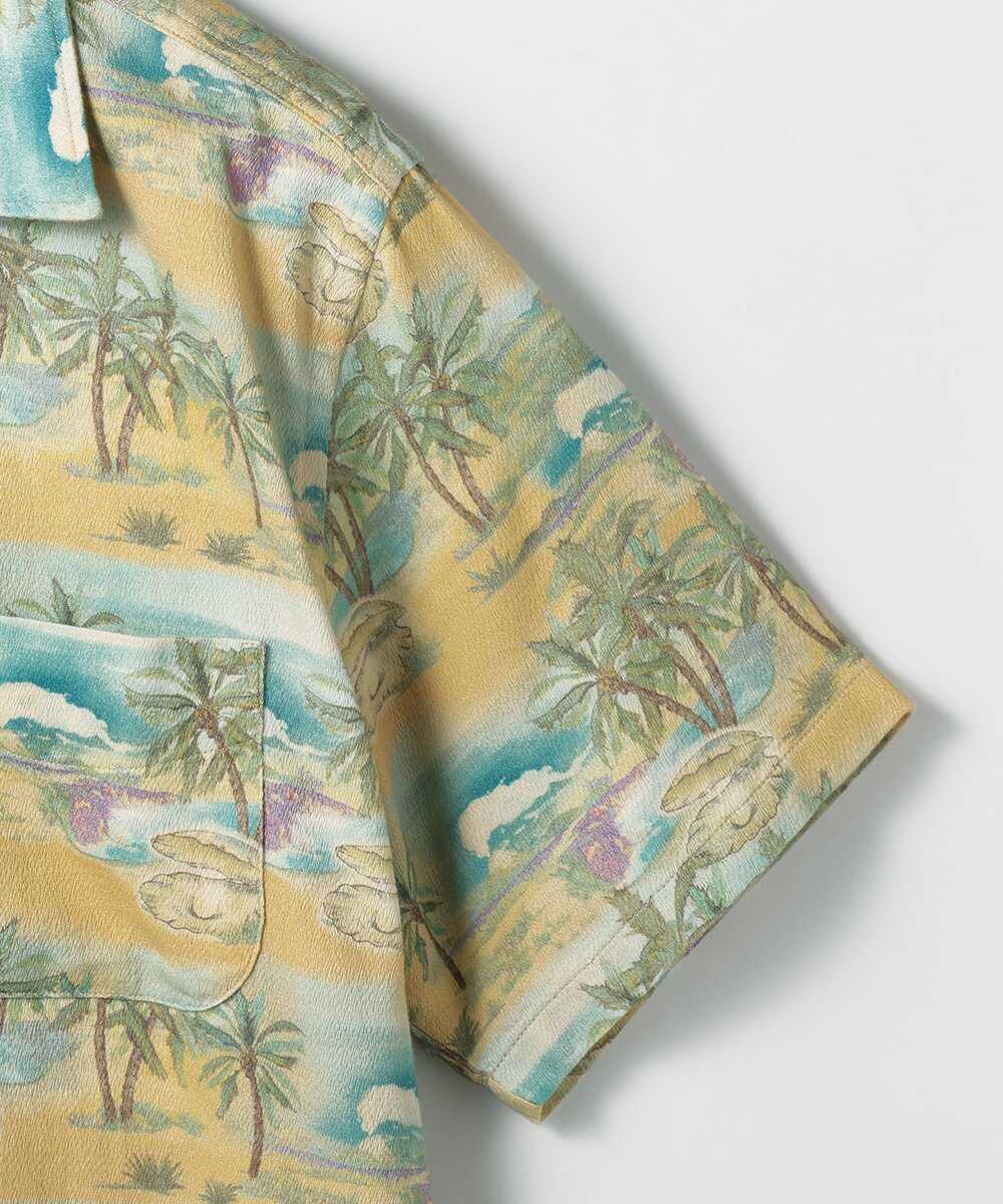 Arvid Pearls Hawaii Shirt Mustard/アロハシャツ