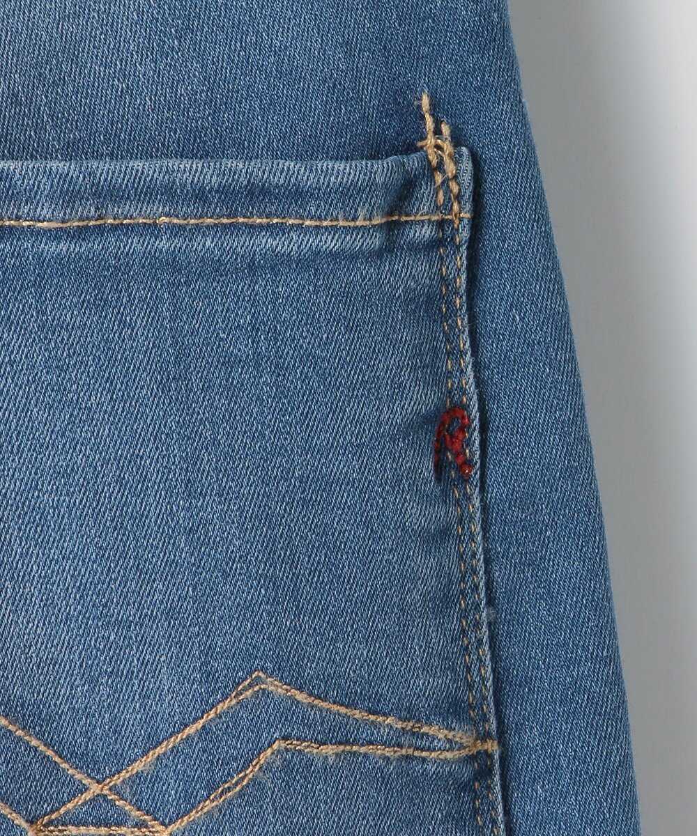 スリムフィット ANBASS インディゴ パワーストレッチ デニムパンツ