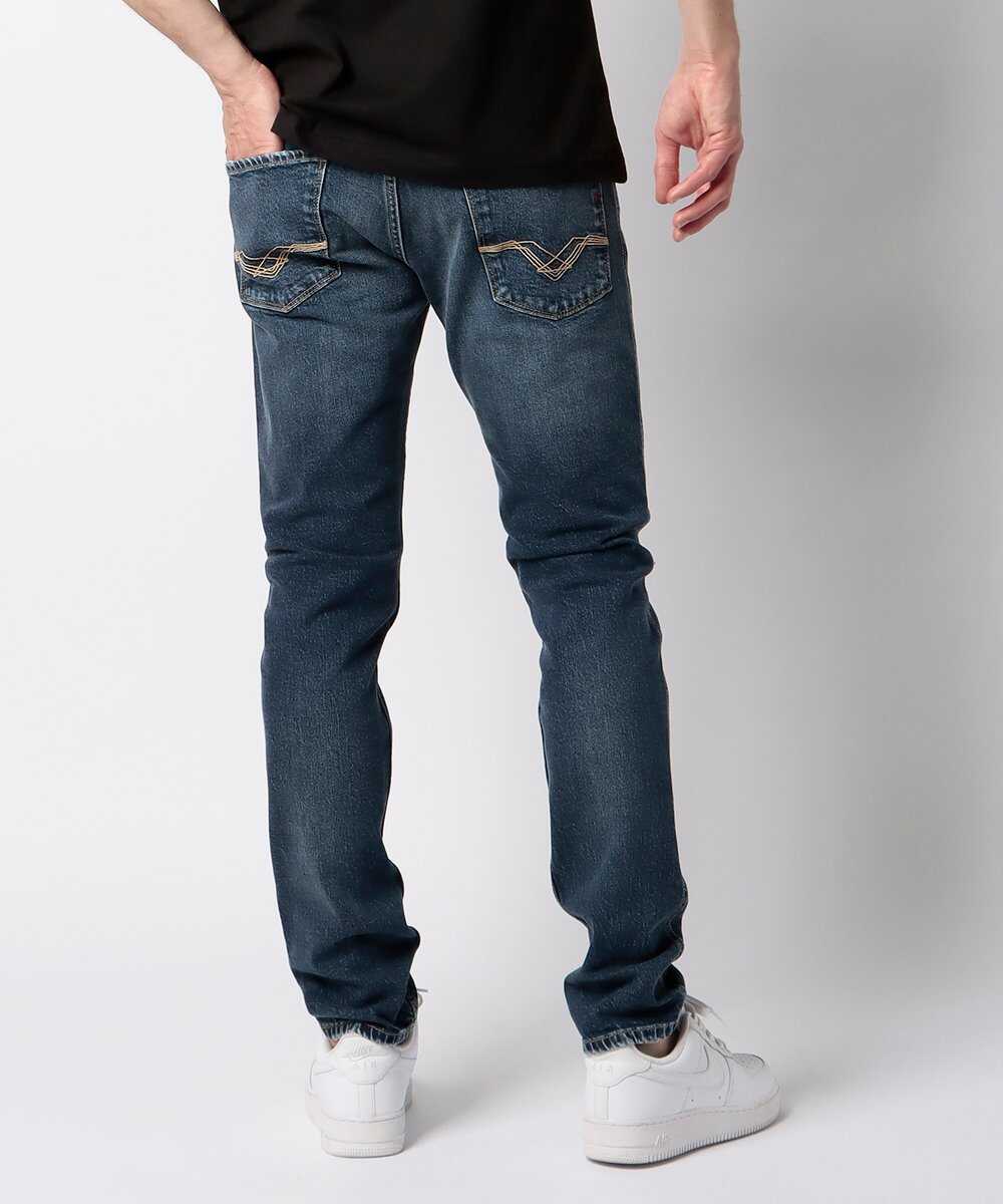 スリムフィット ANBASS パワーストレッチ デニムパンツ