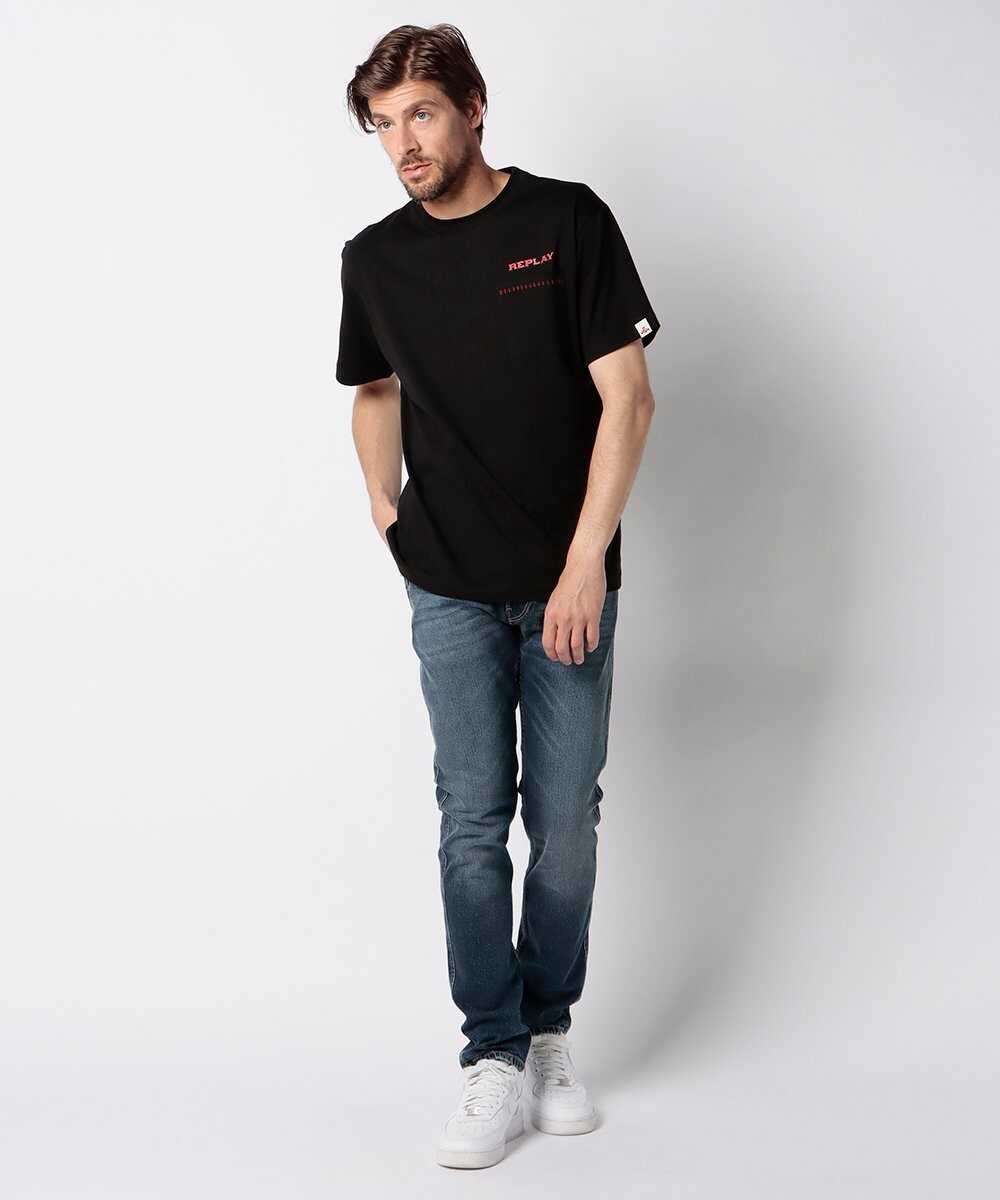 スリムフィット ANBASS パワーストレッチ デニムパンツ