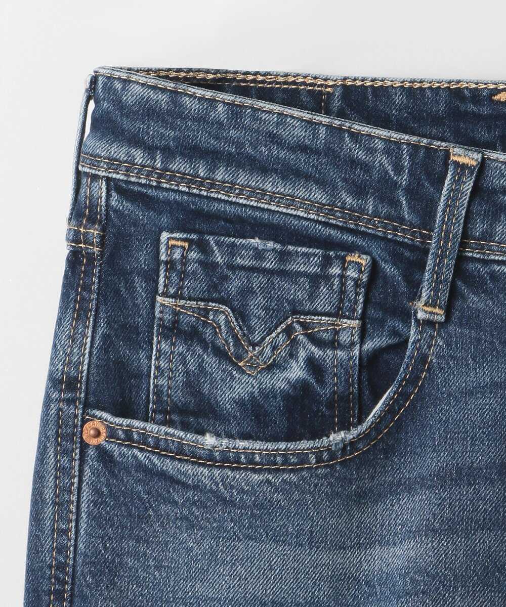 スリムフィット ANBASS パワーストレッチ デニムパンツ
