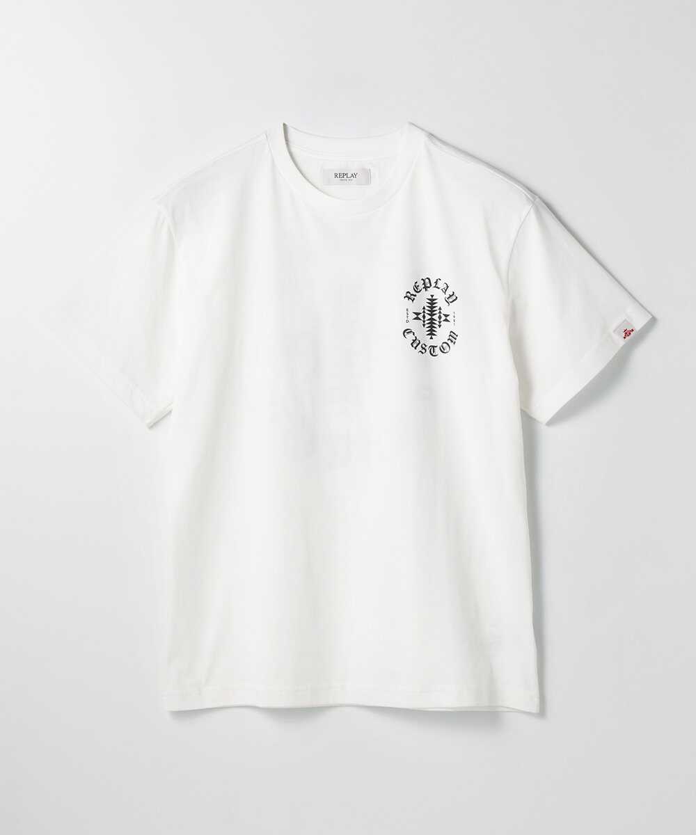 コットンジャージー プリントTシャツ