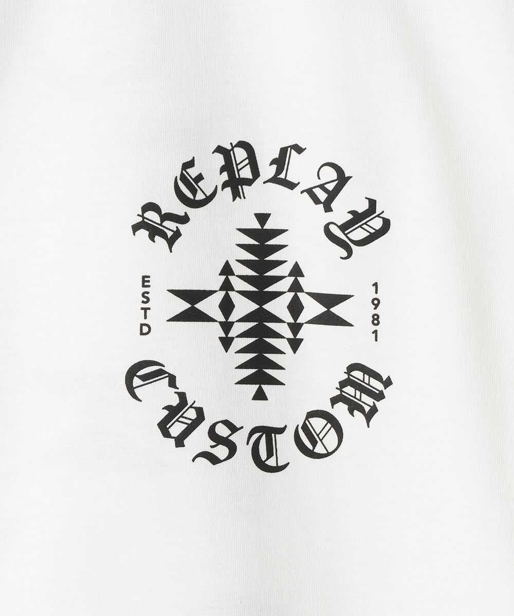 コットンジャージー プリントTシャツ