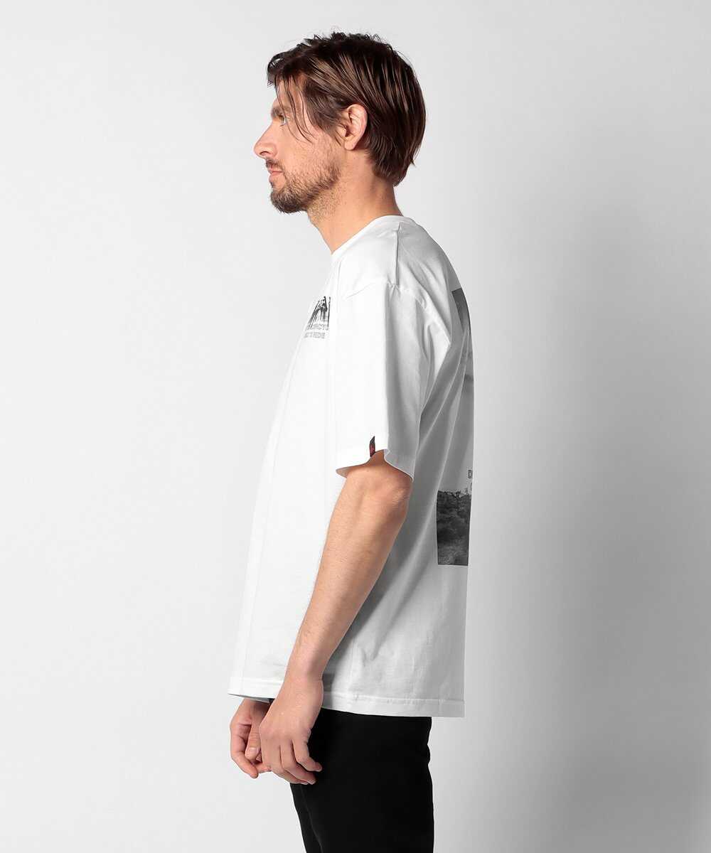 オーバーフィット ベーシックジャージー コットンプリントTシャツ