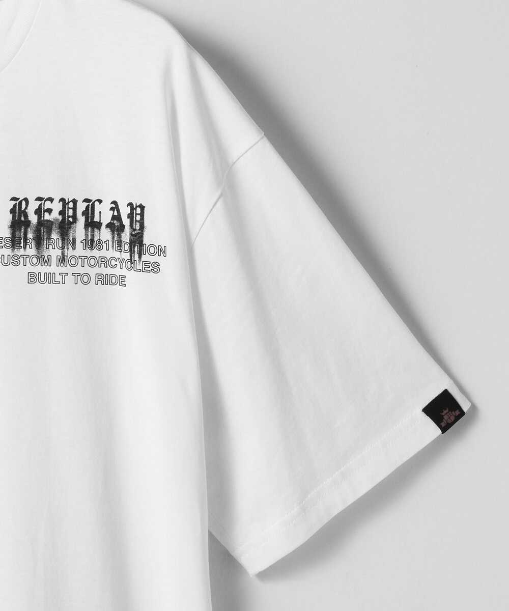 オーバーフィット ベーシックジャージー コットンプリントTシャツ