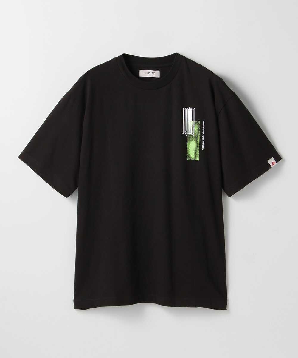 オーバーフィット ベーシックジャージー コットンプリントTシャツ