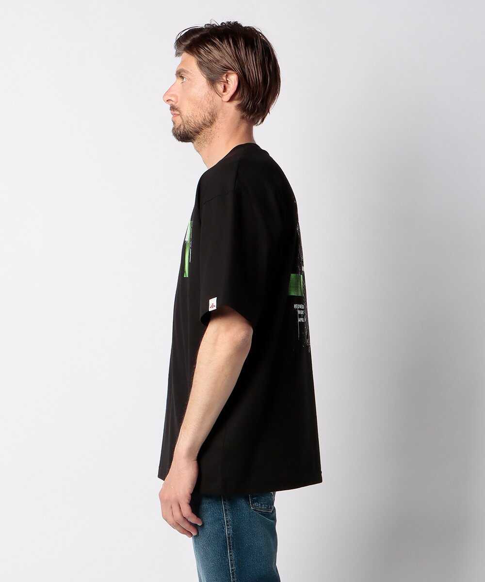 オーバーフィット ベーシックジャージー コットンプリントTシャツ