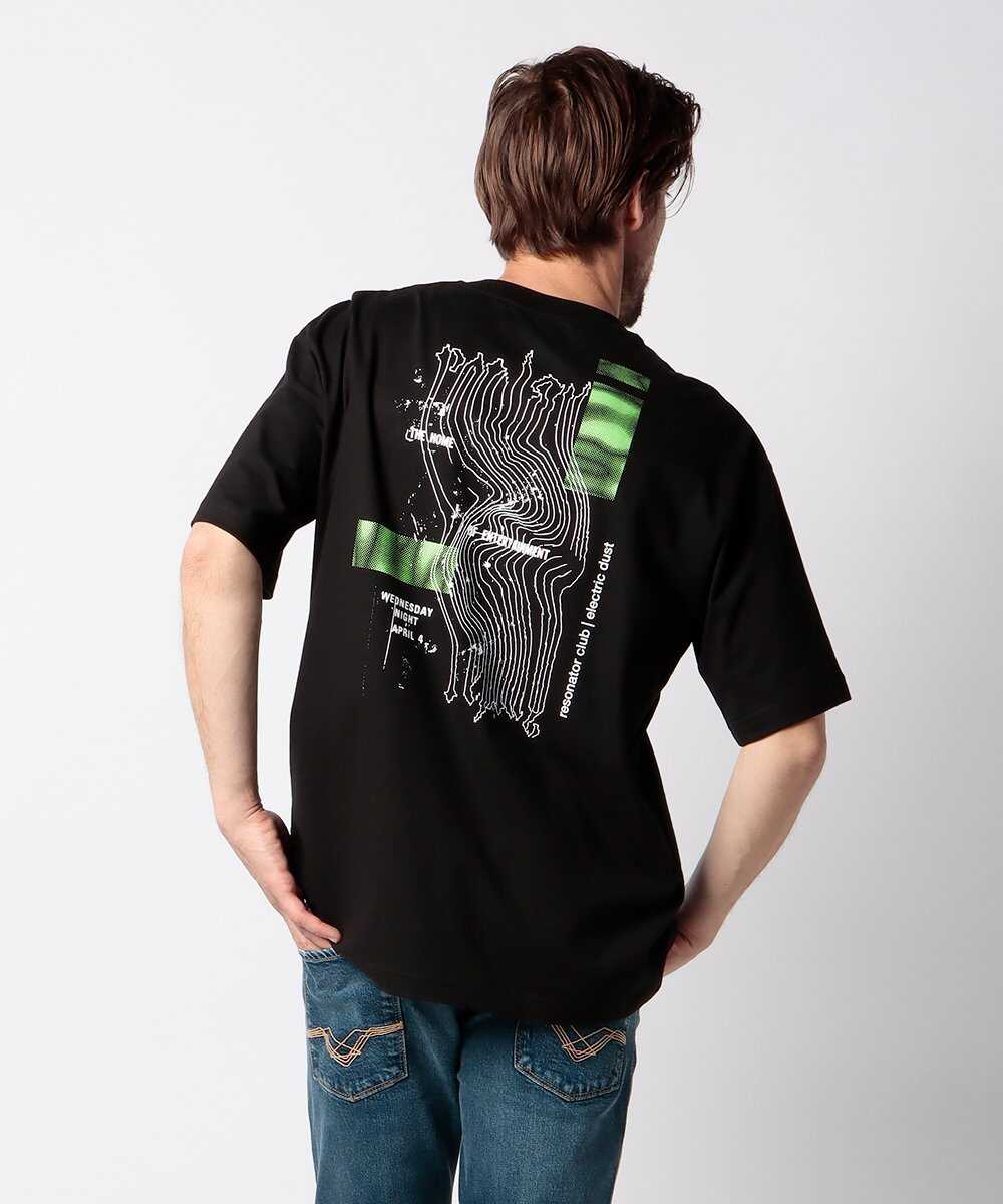 オーバーフィット ベーシックジャージー コットンプリントTシャツ