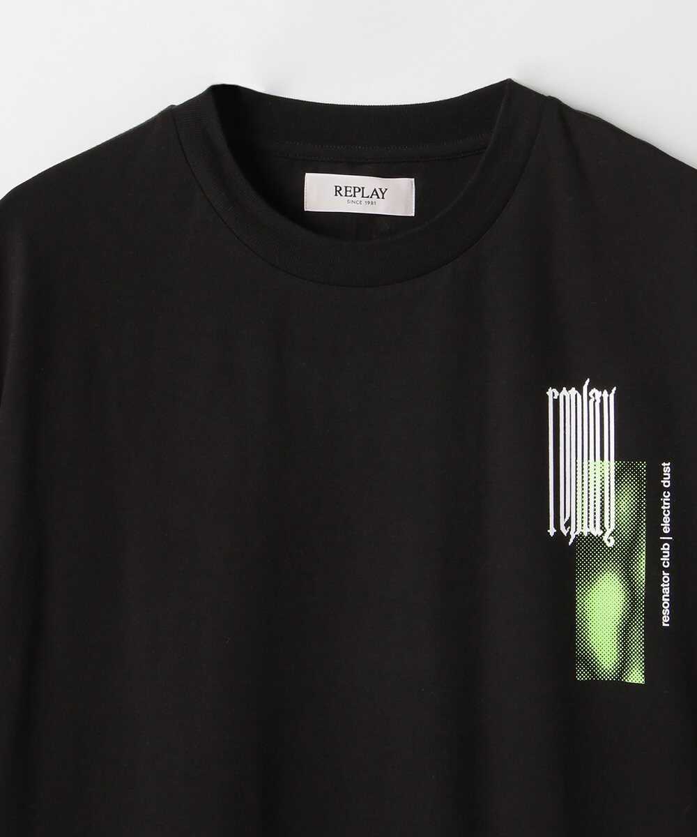 オーバーフィット ベーシックジャージー コットンプリントTシャツ
