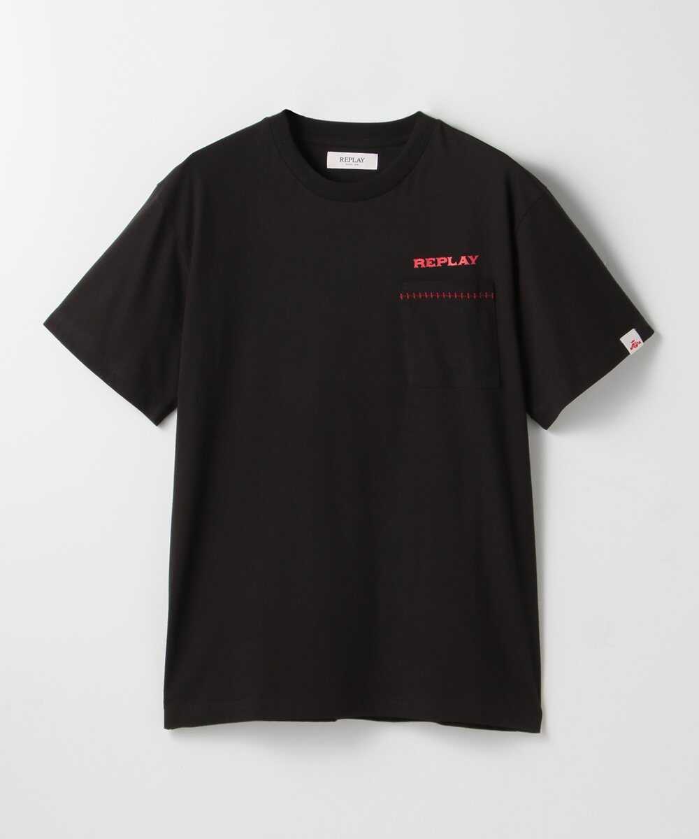 コットンジャージープリントTシャツ
