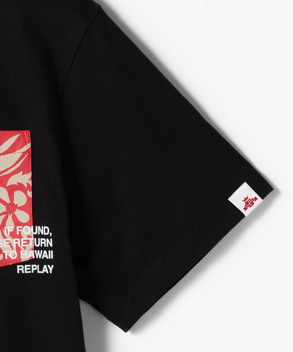 コットンジャージー ポケットプリントTシャツ
