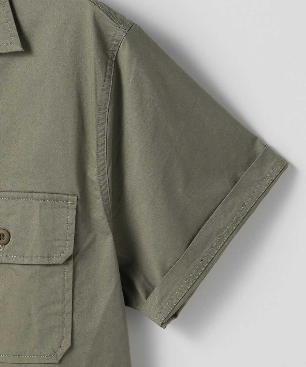ストレッチコットン ツイルボーリングシャツ