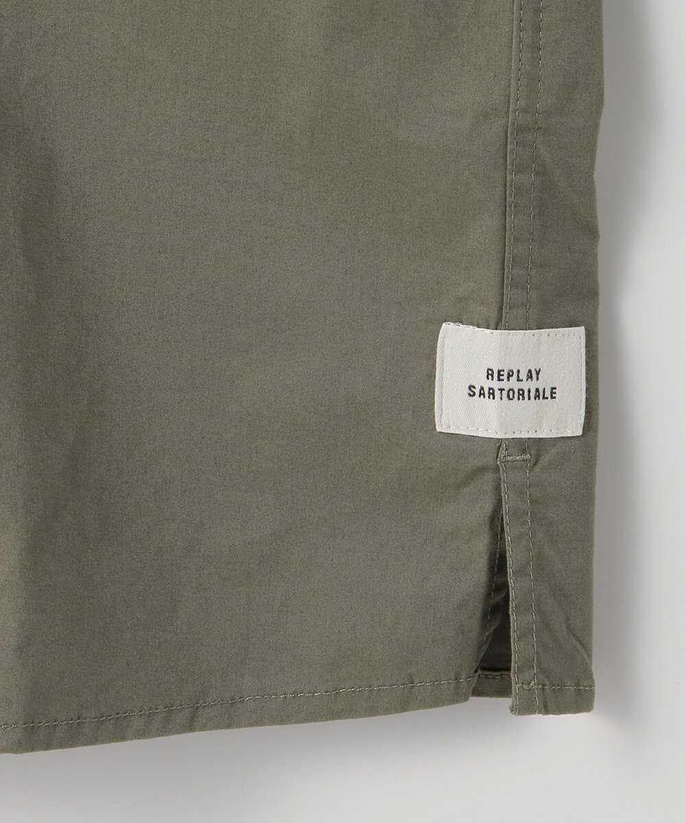 ストレッチコットン ツイルボーリングシャツ
