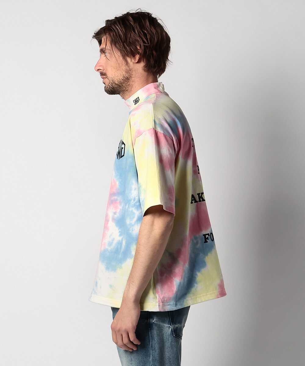 タイダイ モックネックTシャツ