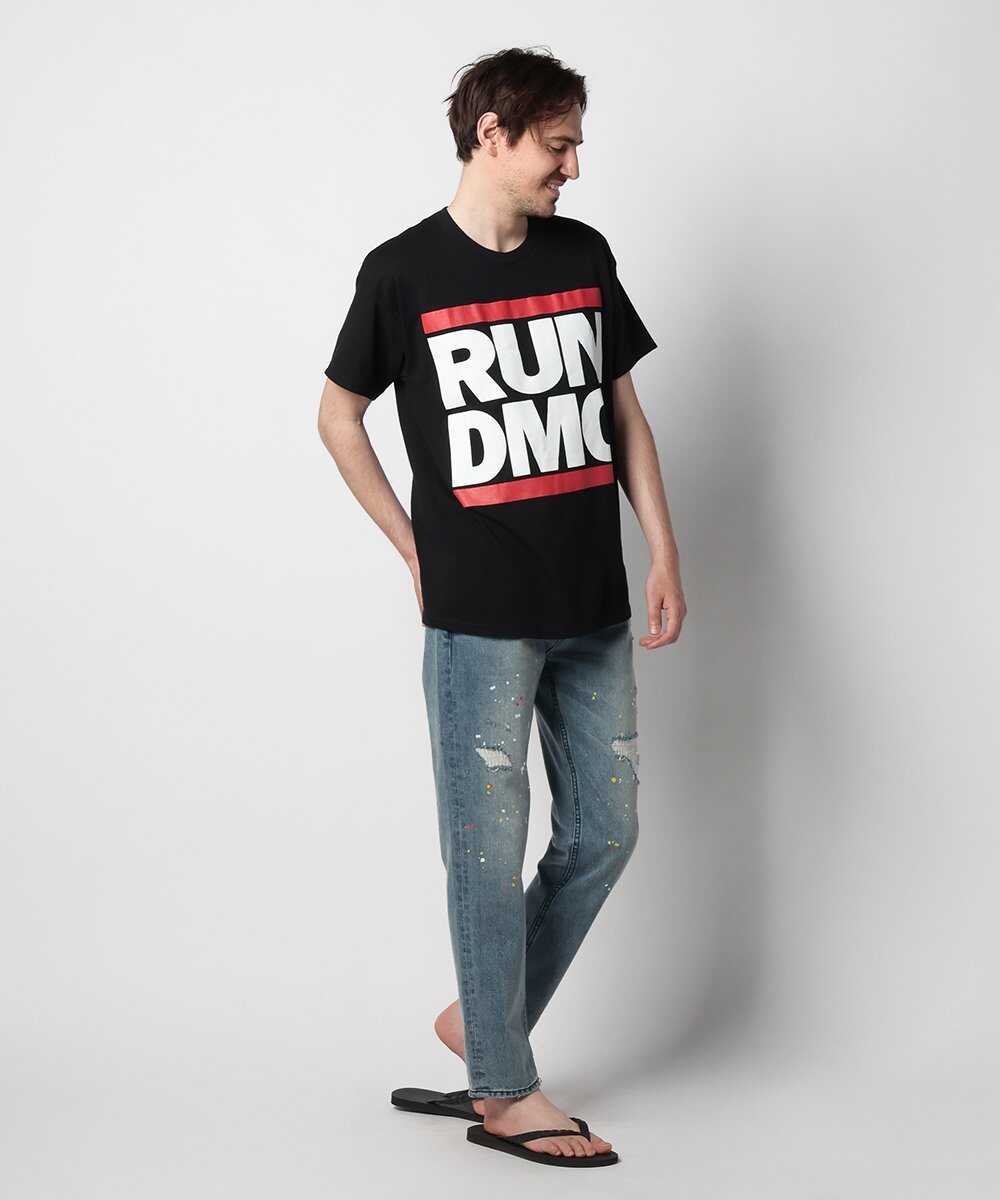 RUN DMC柄 ミュージシャンTシャツ