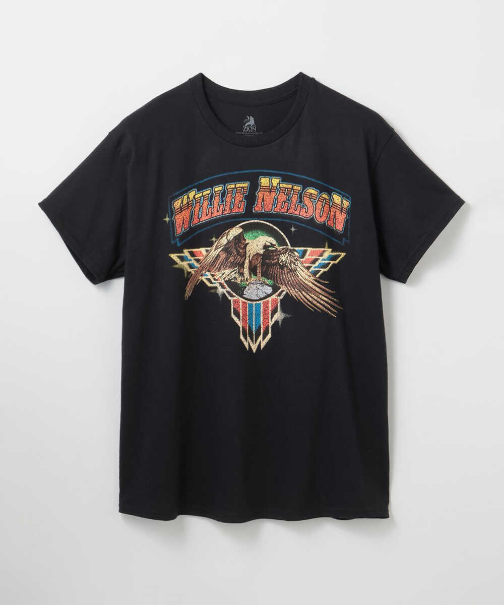 ウイリーネルソン柄 ミュージシャンTシャツ