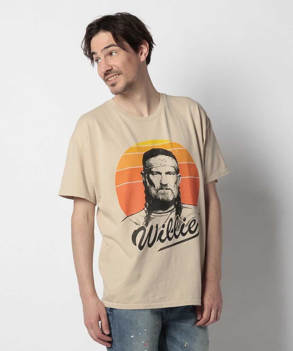 ウイリーネルソン柄 ミュージシャンTシャツ