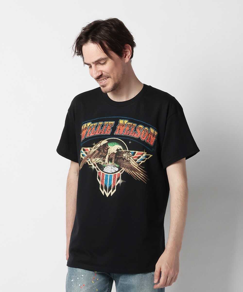 ウイリーネルソン柄 ミュージシャンTシャツ