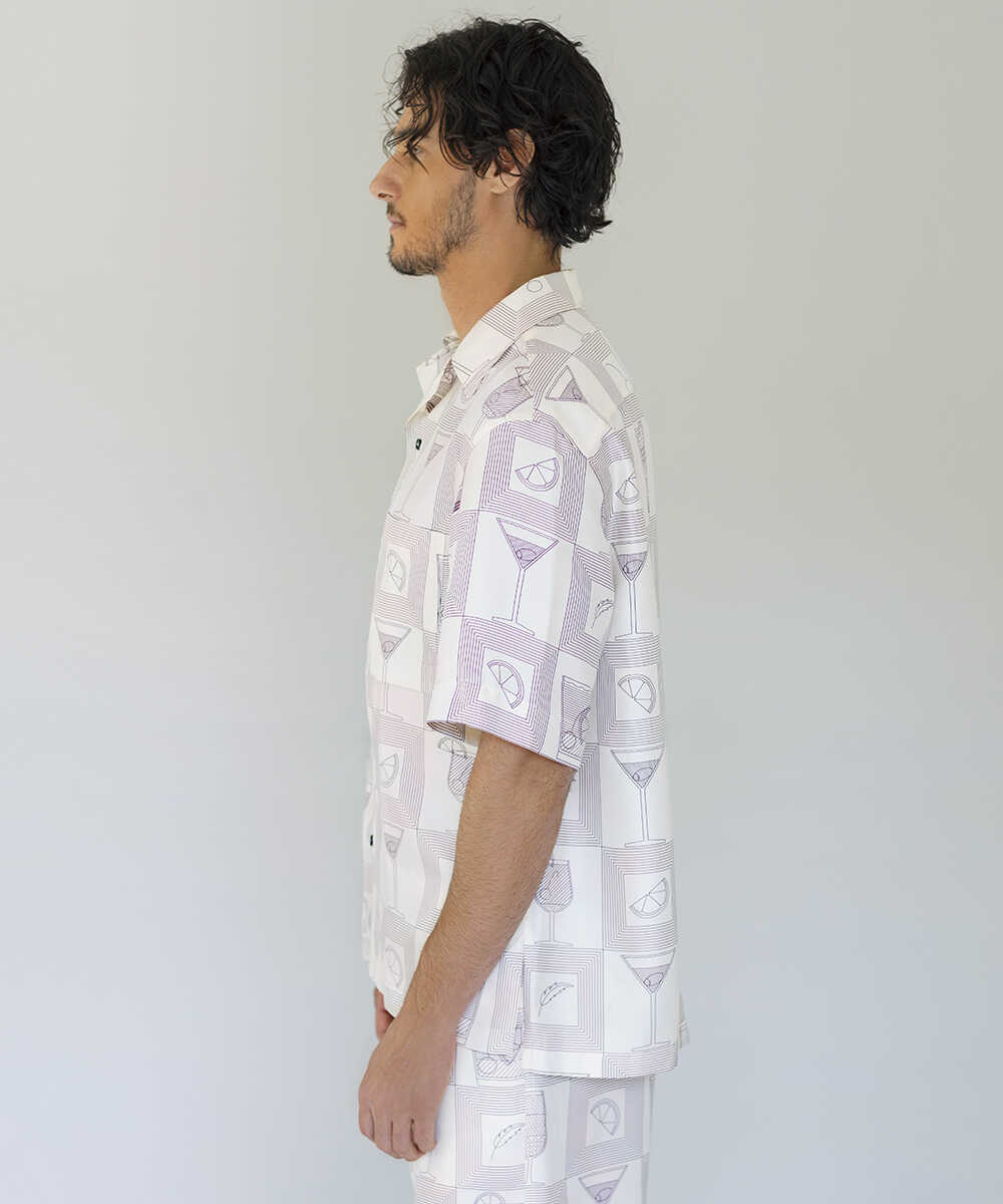 【先行販売】オープンカラー リゾート柄シャツ フェデリコ・シャツ