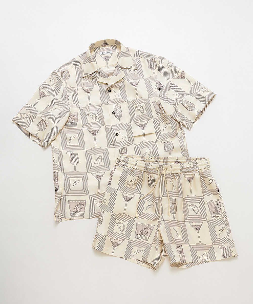 【先行販売】リゾート感いっぱいの柄ショーツ！ ベイ・ショーツ