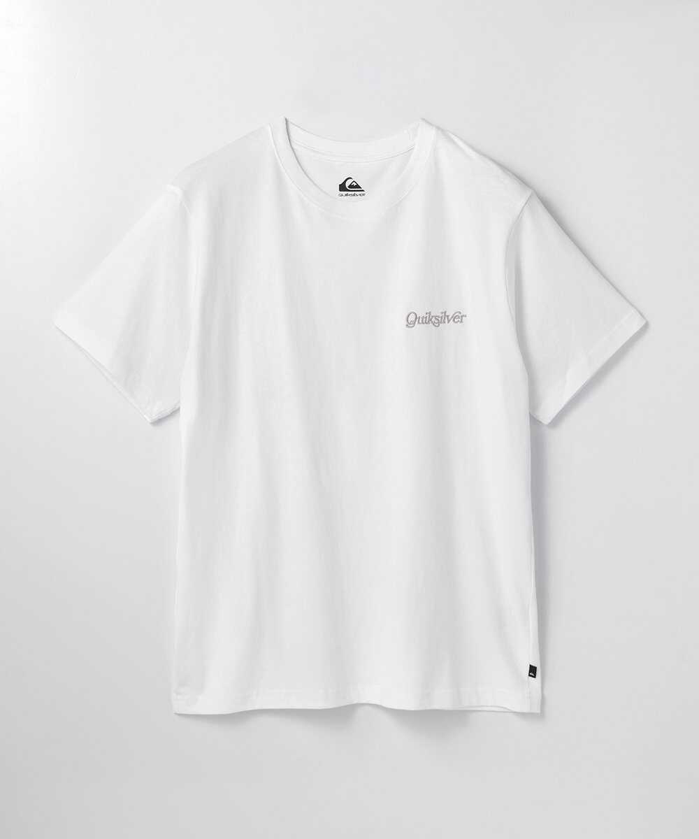 USコットン天竺素材 ロゴ刺繍Tシャツ