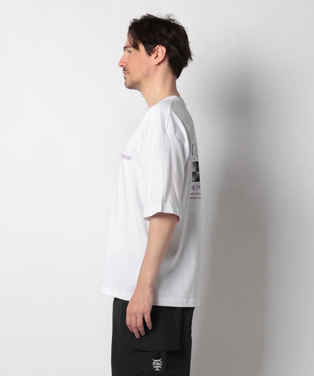 USコットン天竺素材 バックプリントTシャツ
