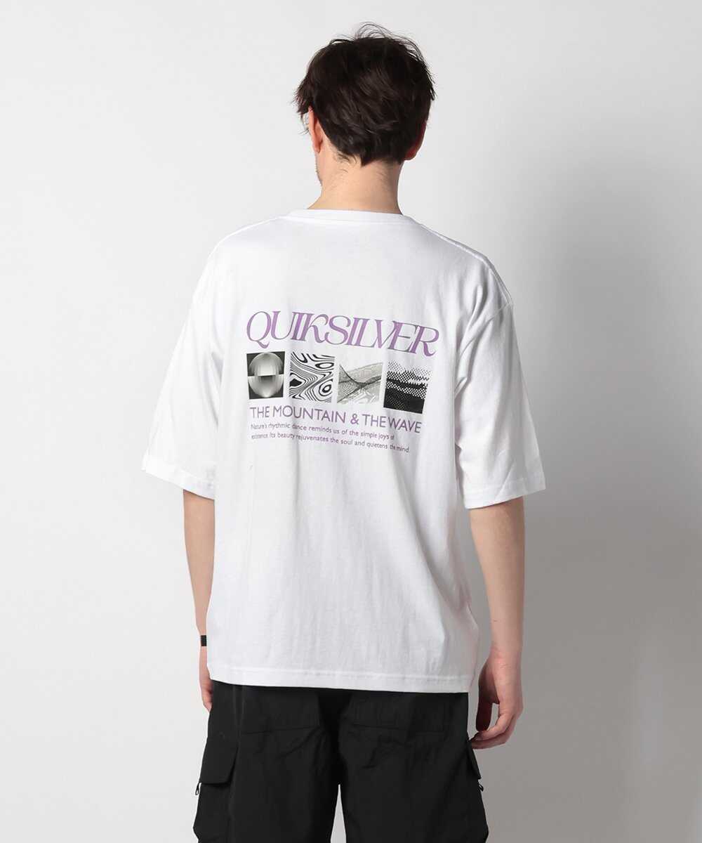 USコットン天竺素材 バックプリントTシャツ