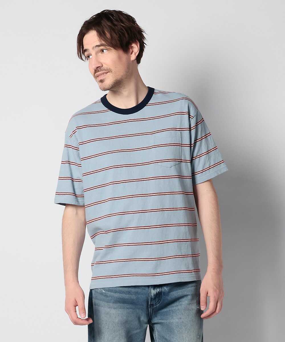 クレセール ボーダーポケットTシャツ