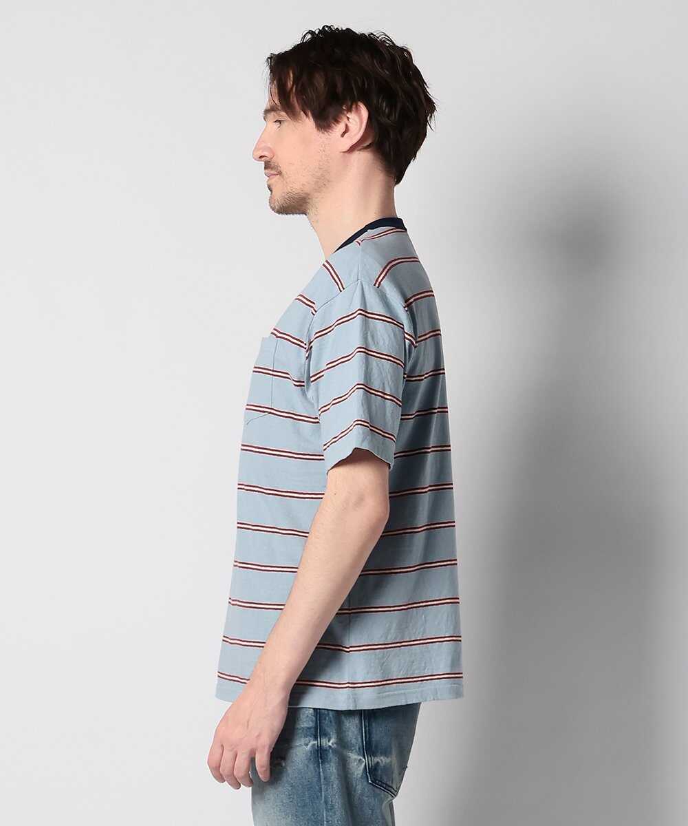 クレセール ボーダーポケットTシャツ