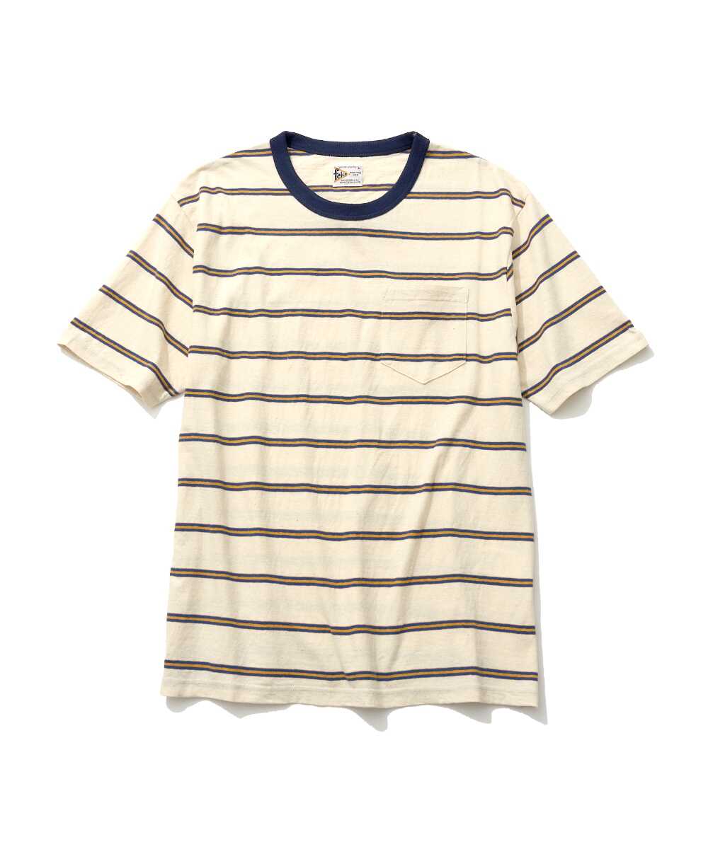 クレセール ボーダーポケットTシャツ