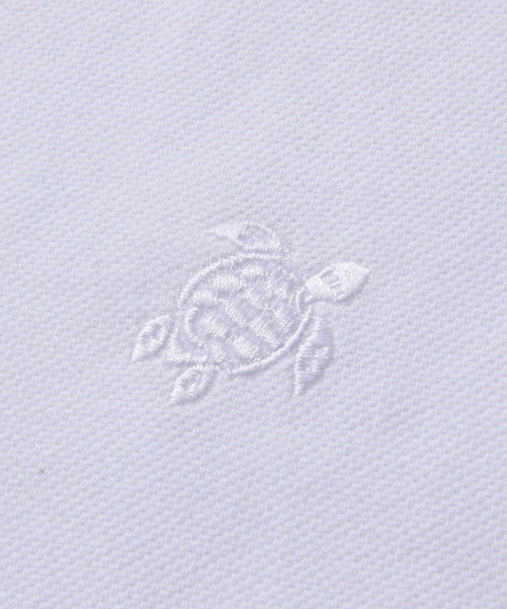 別注限定 PALATINE/パラティン ロゴ刺繍スキッパーポロシャツ