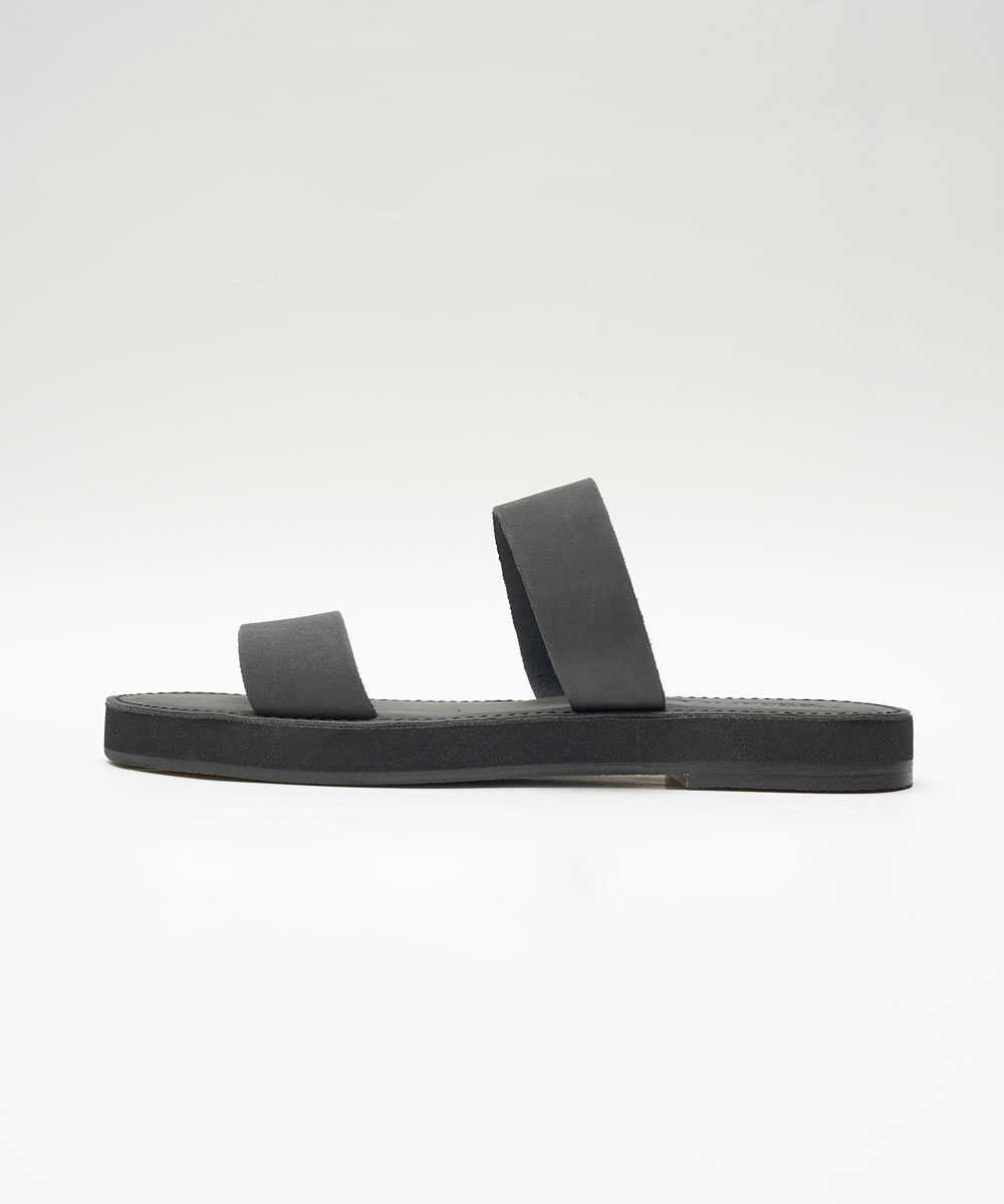2ストラップ レザーサンダル