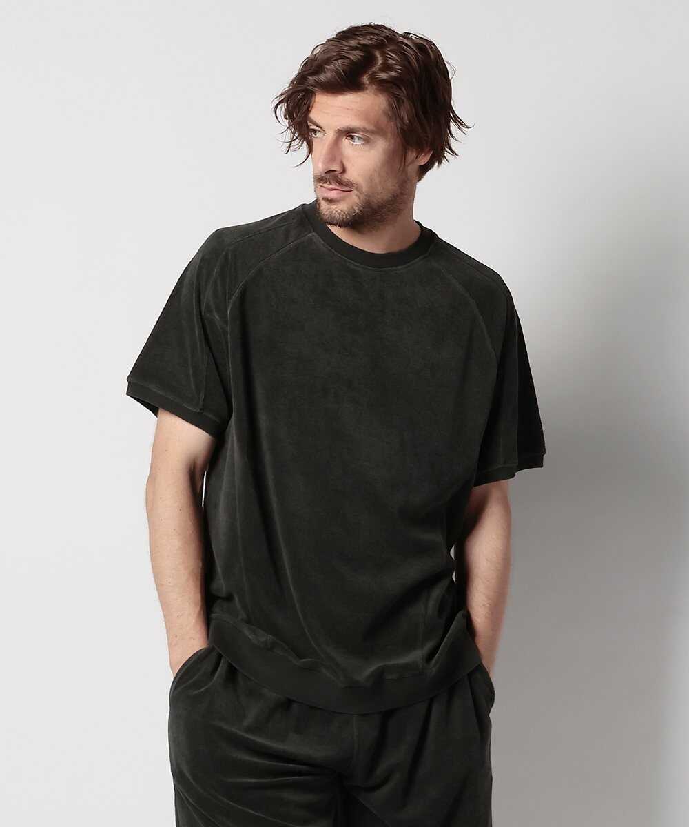 ピグメントダイ パイルセットアップTシャツ