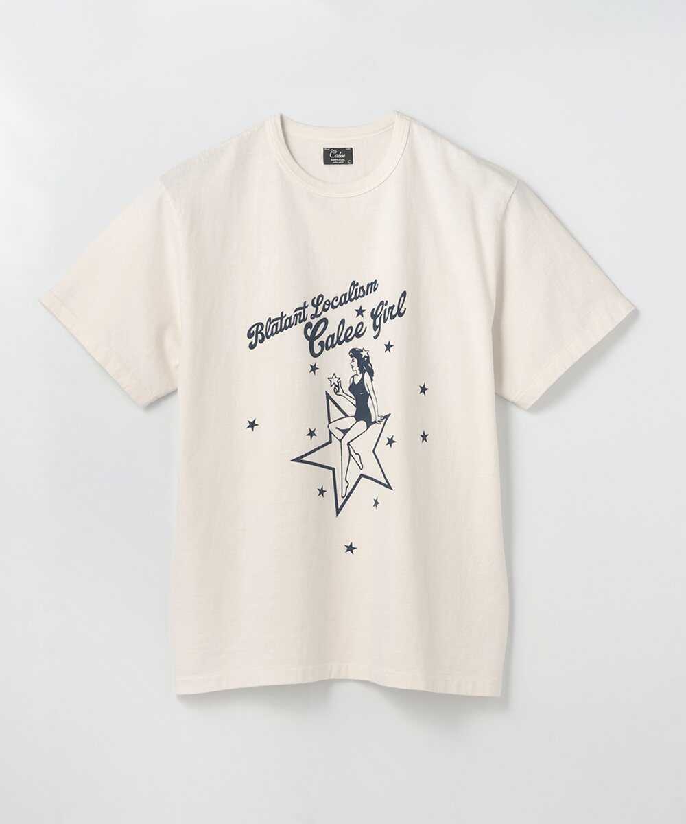 バインダーネック キャリーガール ヴィンテージ風Tシャツ